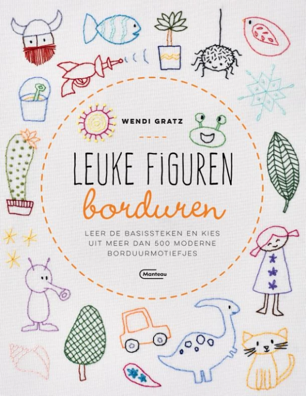 Leuke figuren borduren – Wendi Gratz – boek cover