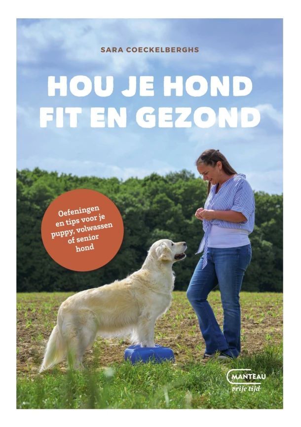 Hou je hond fit en gezond – Sara Coeckelberghs – boek cover