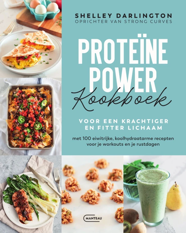 Proteïne power kookboek – Shelley Darlington – boek cover