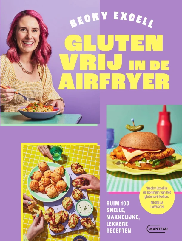 Glutenvrij in de airfryer – Becky Excell – boek cover
