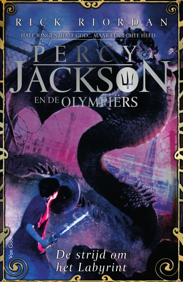 De strijd om het labyrint – Rick Riordan – boek cover