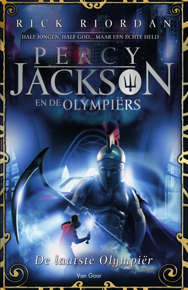 De laatste Olympier – Rick Riordan – boek cover