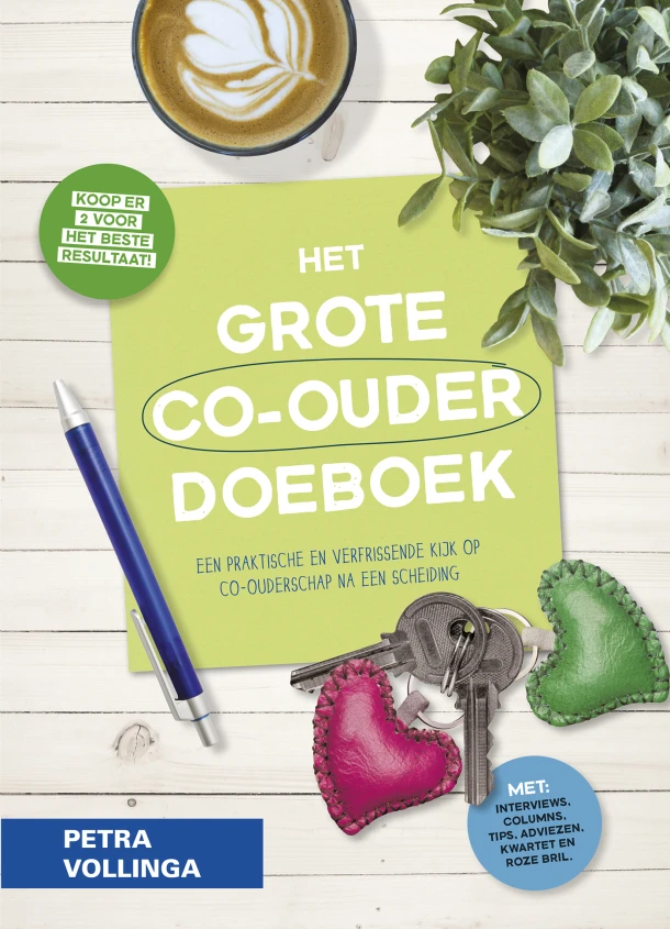 Het grote co-ouder doeboek – Petra Vollinga – boek cover