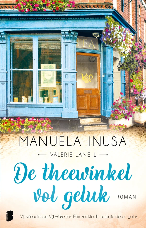 De theewinkel vol geluk – Manuela Inusa – boek cover