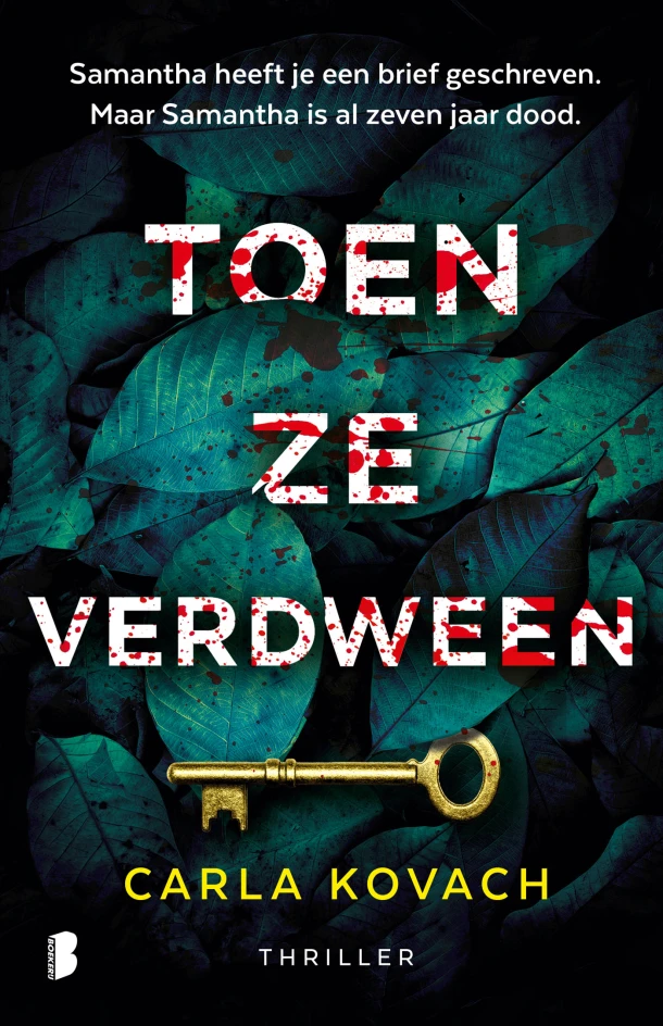 Toen ze verdween – Carla Kovach – boek cover