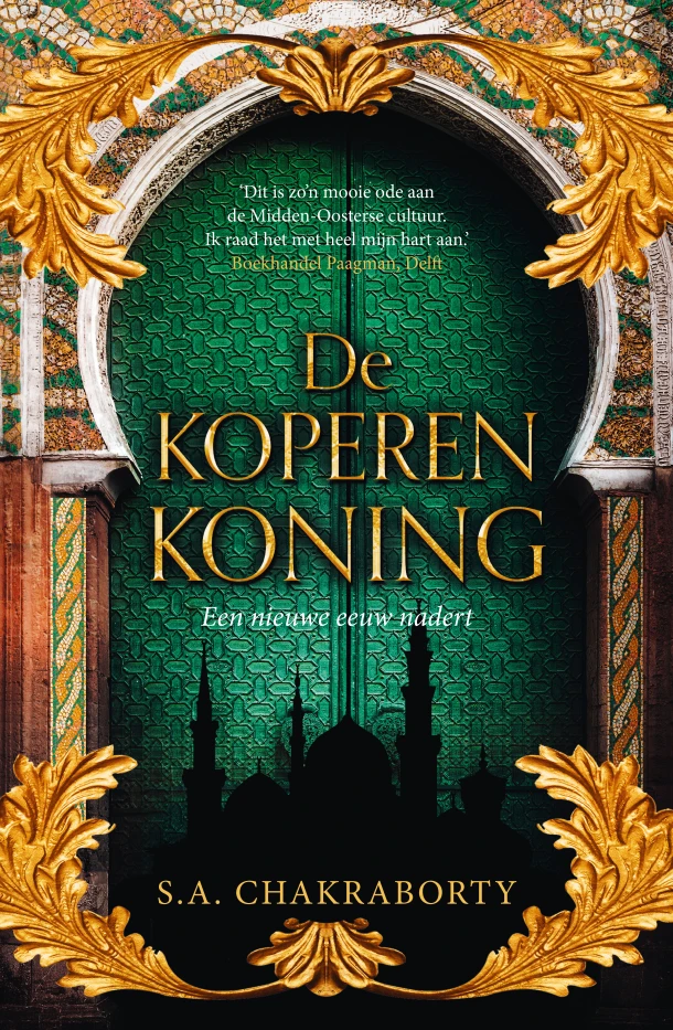 De koperen koning – S.A. Chakraborty – boek cover