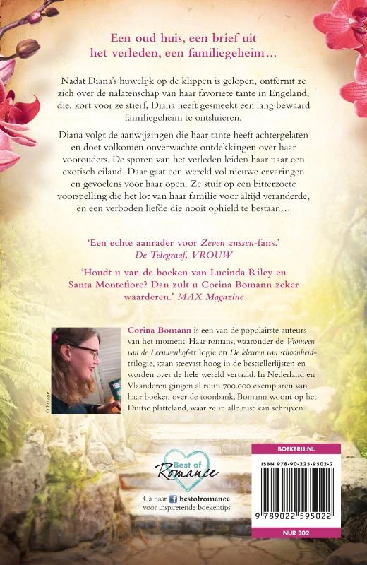 Het vlindereiland – Corina Bomann – boek cover