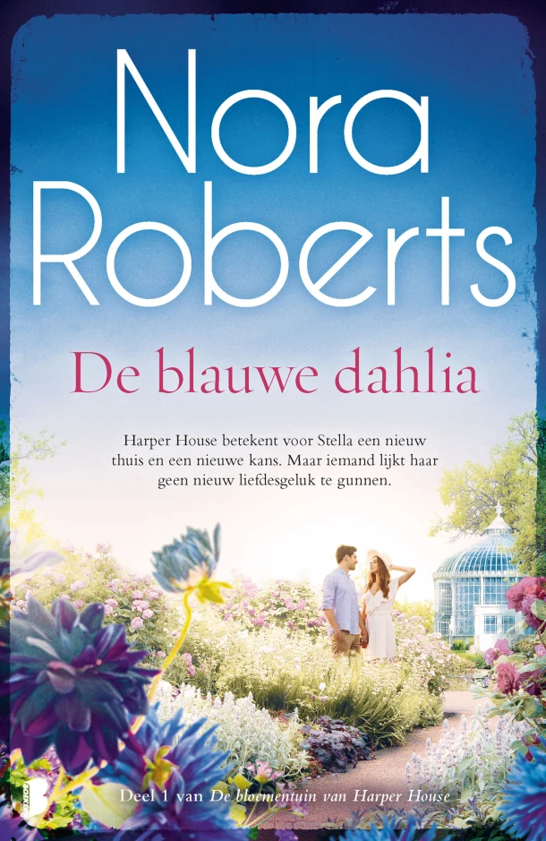 De blauwe dahlia – Nora Roberts – boek cover
