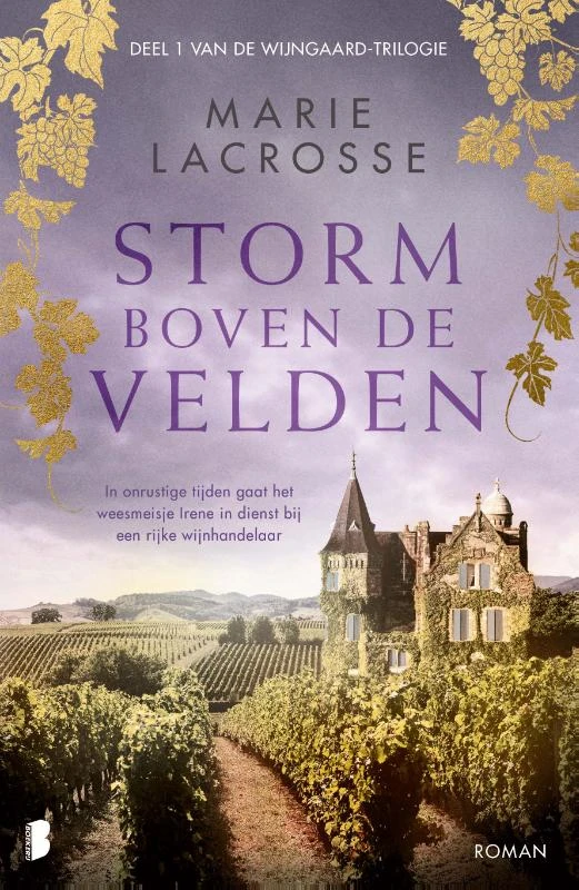 Storm boven de velden – Marie Lacrosse – boek cover