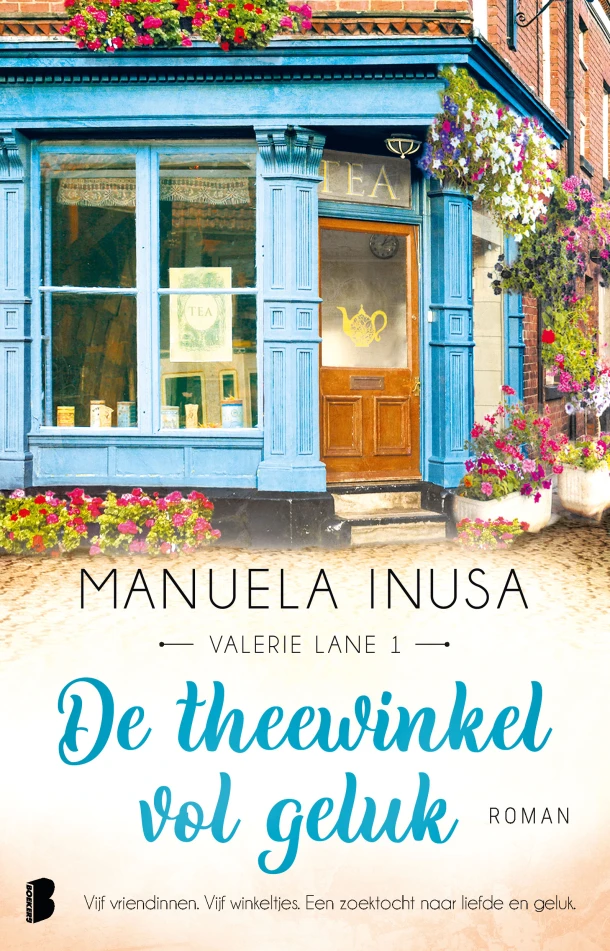 De theewinkel vol geluk – Manuela Inusa – boek cover