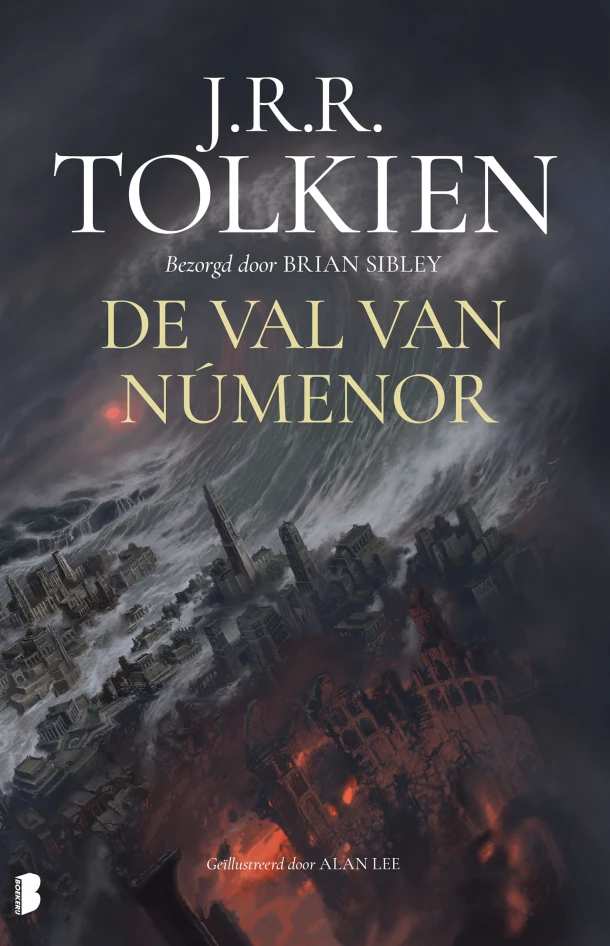 De val van Númenor – J.R.R. Tolkien – boek cover