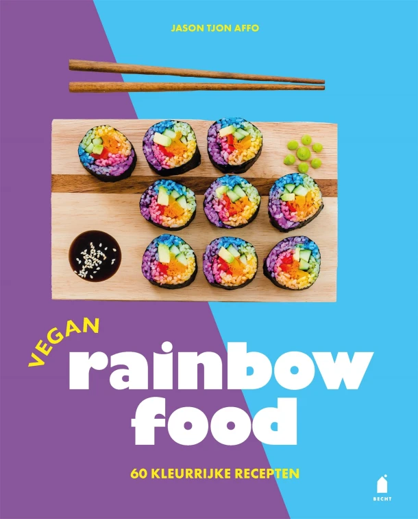 Vegan rainbow food – Jason Tjon Affo – boek cover