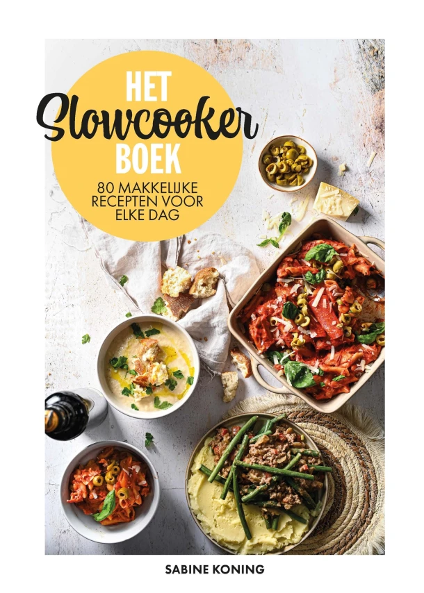 Het slowcookerboek – Sabine Koning – boek cover