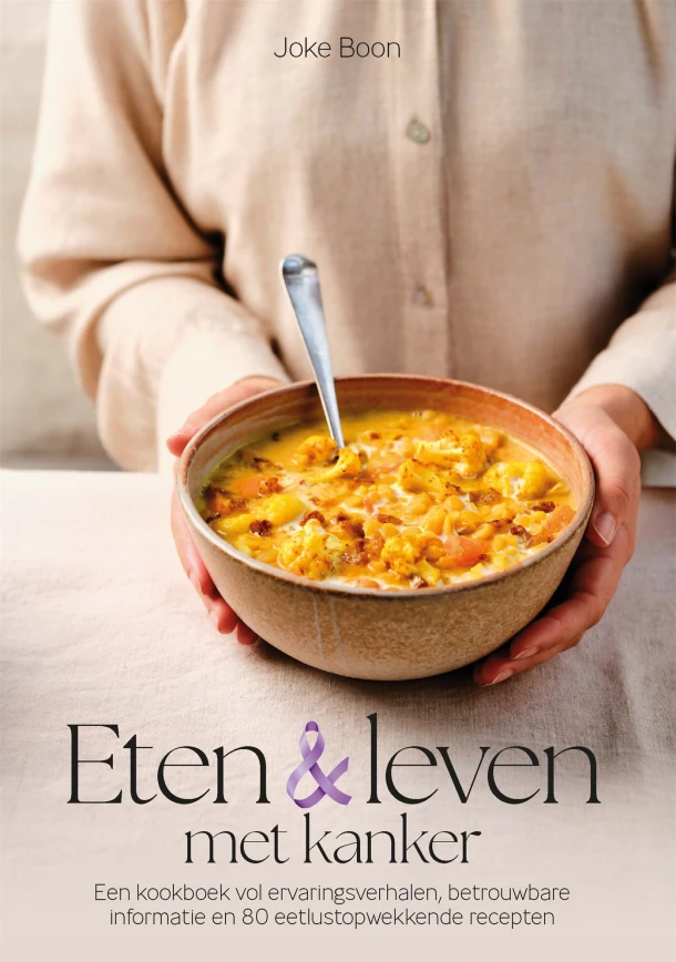 Eten en leven met kanker – Joke Boon – boek cover