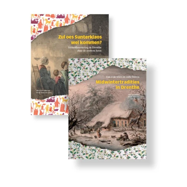 Set: Zul oes Sunterklaos wel kommen + Midwintertradities in Drenthe – Abel Darwinkel – boek cover