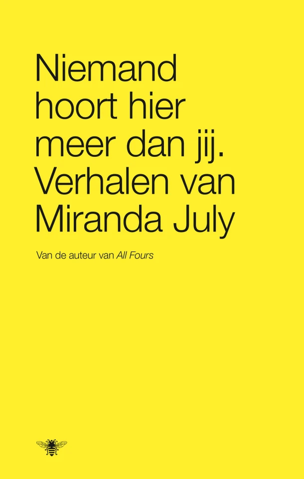 Niemand hoort hier meer dan jij – M. July – boek cover