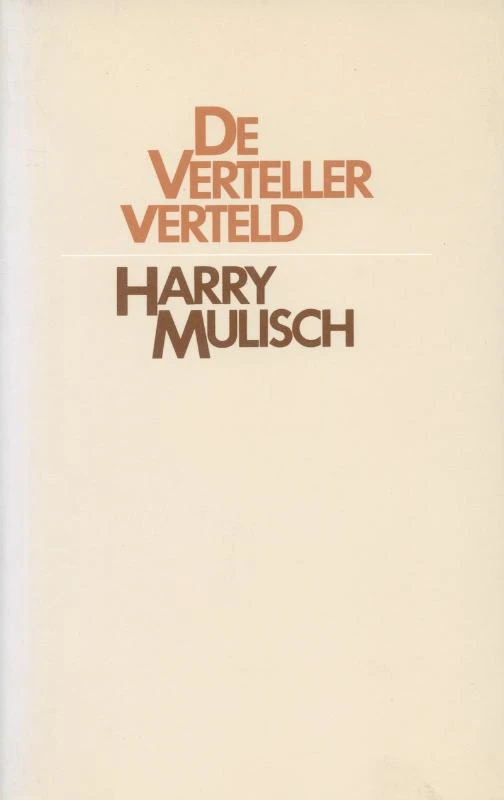 De verteller verteld – Harry Mulisch – boek cover