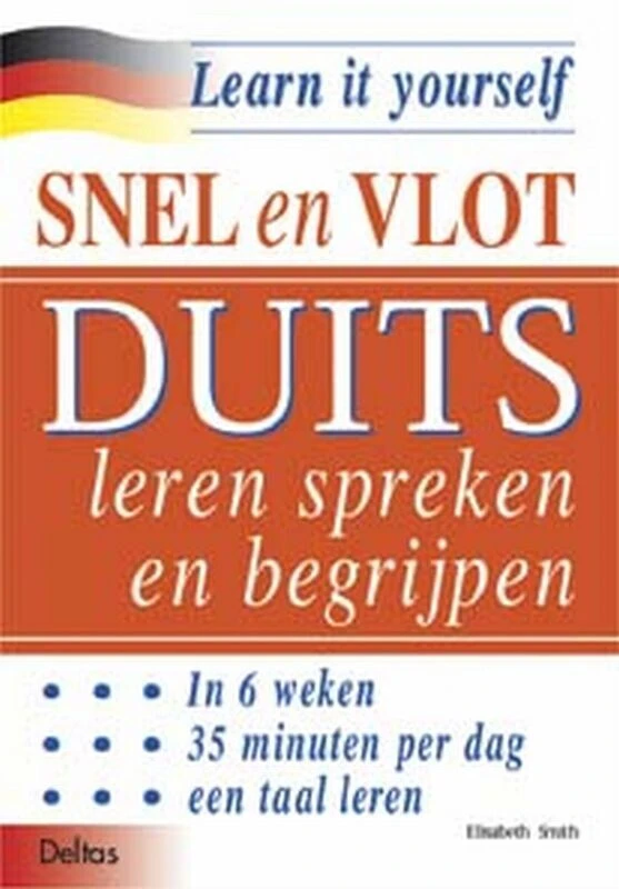 Snel en vlot Duits leren spreken en begrijpen – E. Smith – boek cover