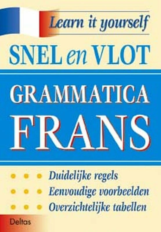 Snel en vlot grammatica Frans – J. Janssens – boek cover