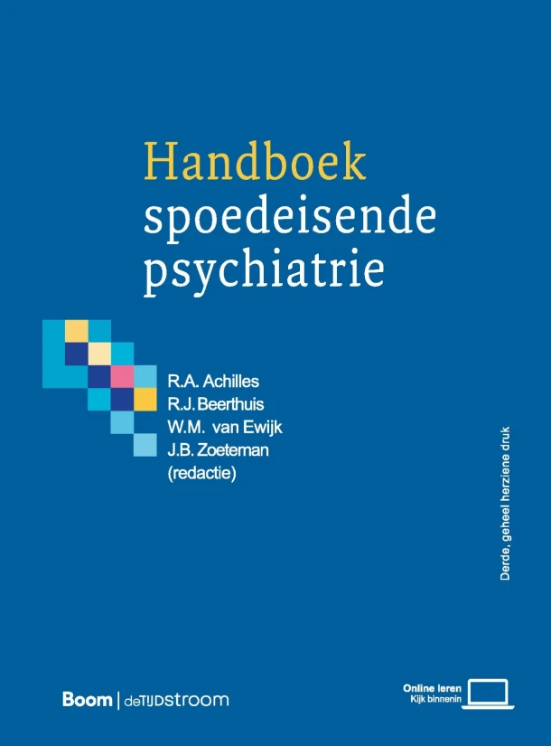 Handboek spoedeisende psychiatrie – Alexander Achilles – boek cover
