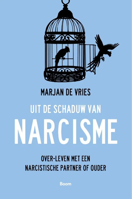Uit de schaduw van narcisme – Marjan de Vries – boek cover