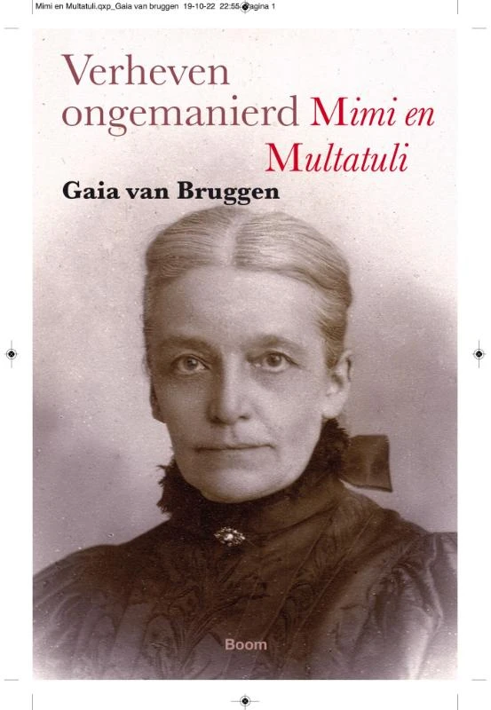 Verheven ongemanierd – Gaia van Bruggen – boek cover