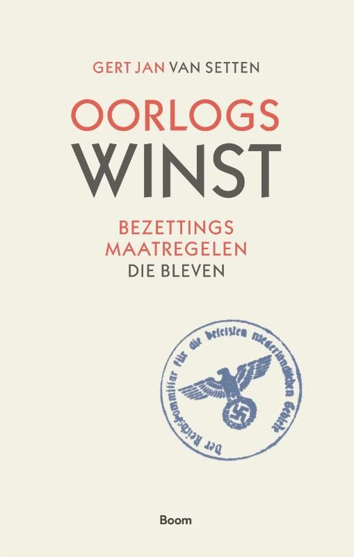 Oorlogswinst – Gert Jan van Setten – boek cover