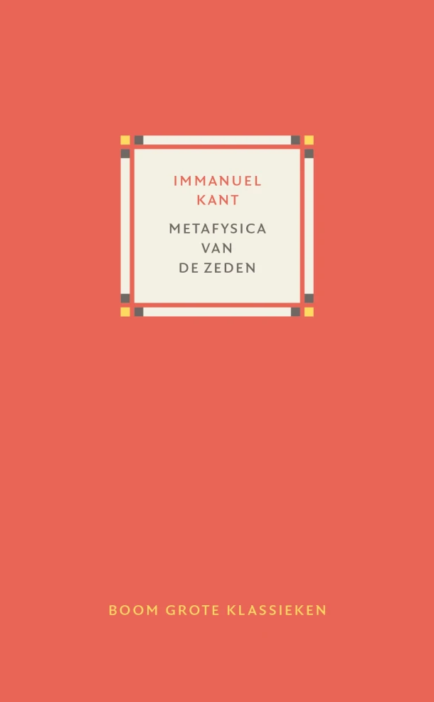 Metafysica van de zeden – Immanuel Kant – boek cover