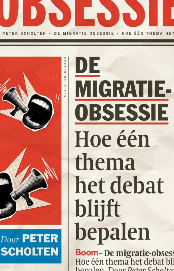 De migratie-obsessie – Peter Scholten – boek cover