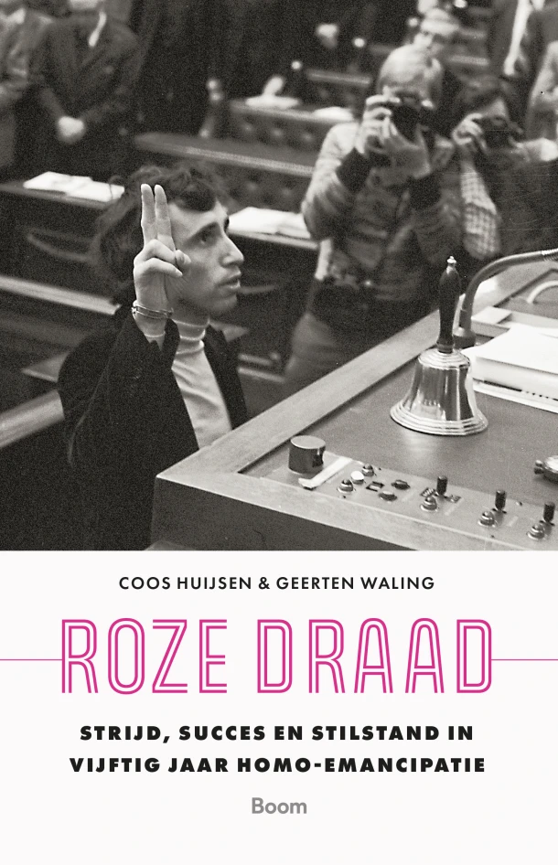 Roze draad – Coos Huijsen – boek cover