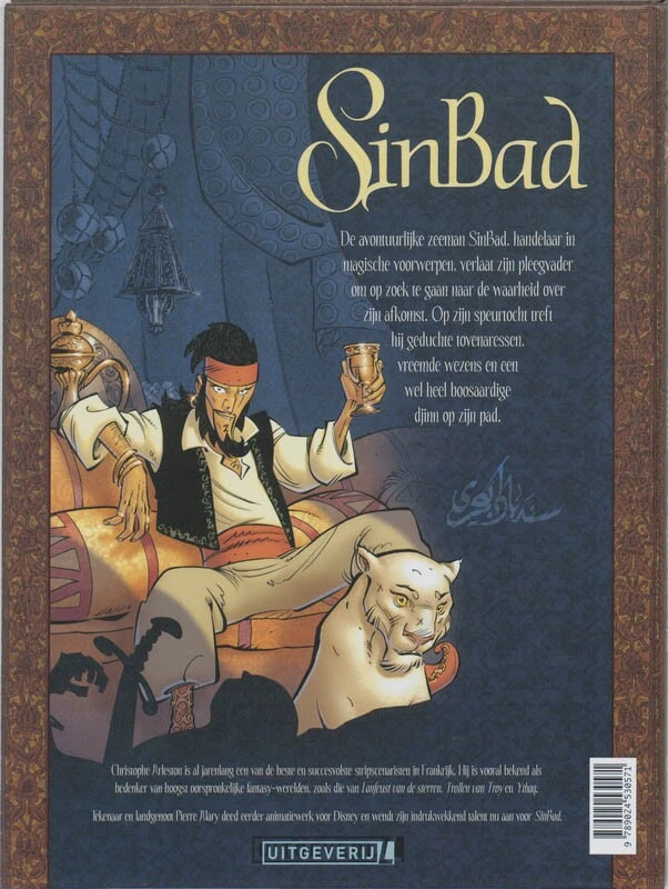De klauwen van de Djinn – Christophe Arleston – boek cover