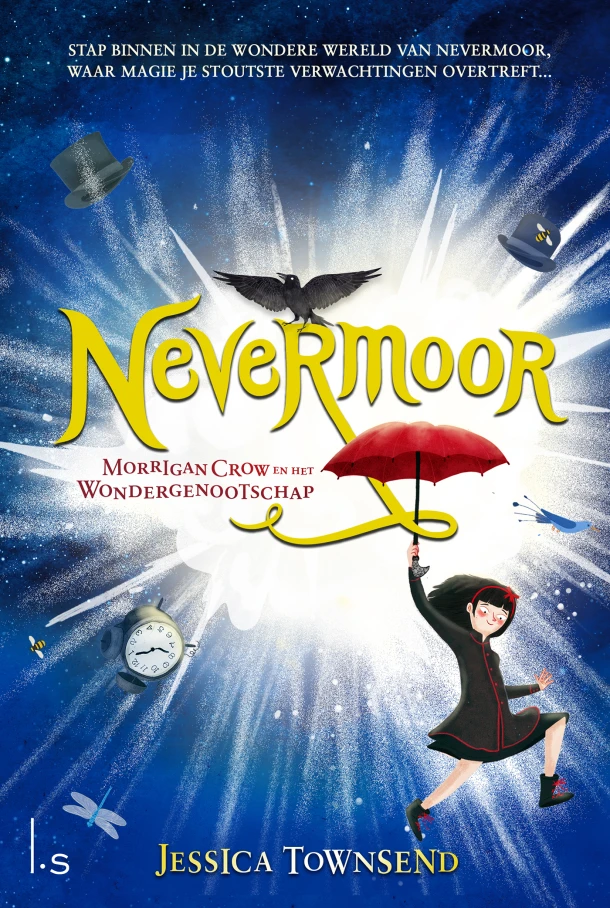 Nevermoor Morrigan Crow en het Wondergenootschap – Jessica Townsend – boek cover