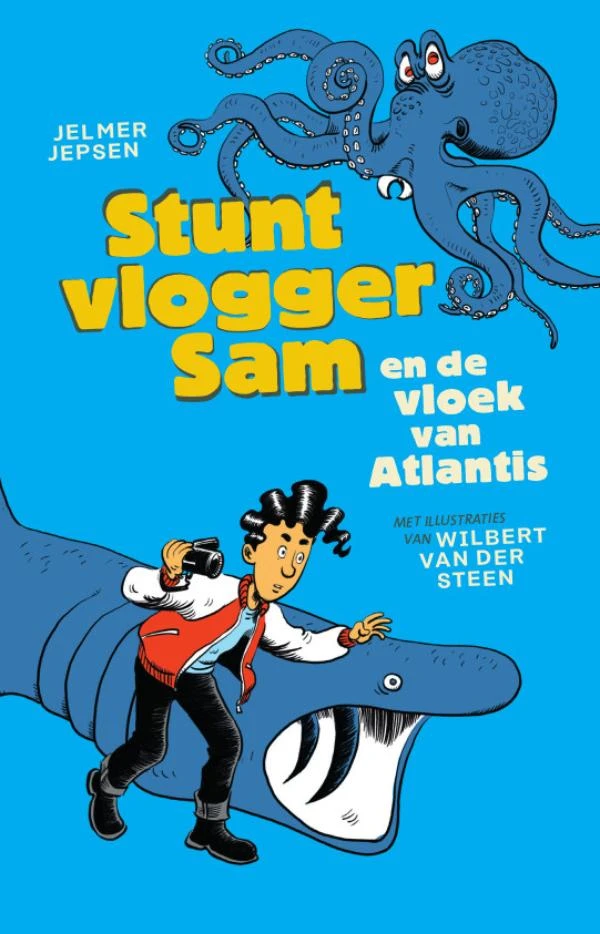Stuntvlogger Sam en de vloek van Atlantis – Jelmer Jepsen – boek cover