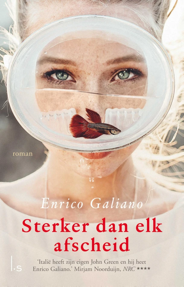 Sterker dan elk afscheid – Enrico Galiano – boek cover