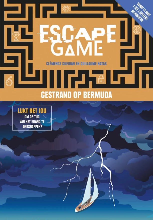 Gestrand op Bermuda – Clémence Gueidan – boek cover