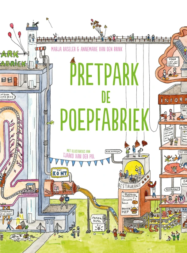 Pretpark de Poepfabriek – Marja Baseler – boek cover