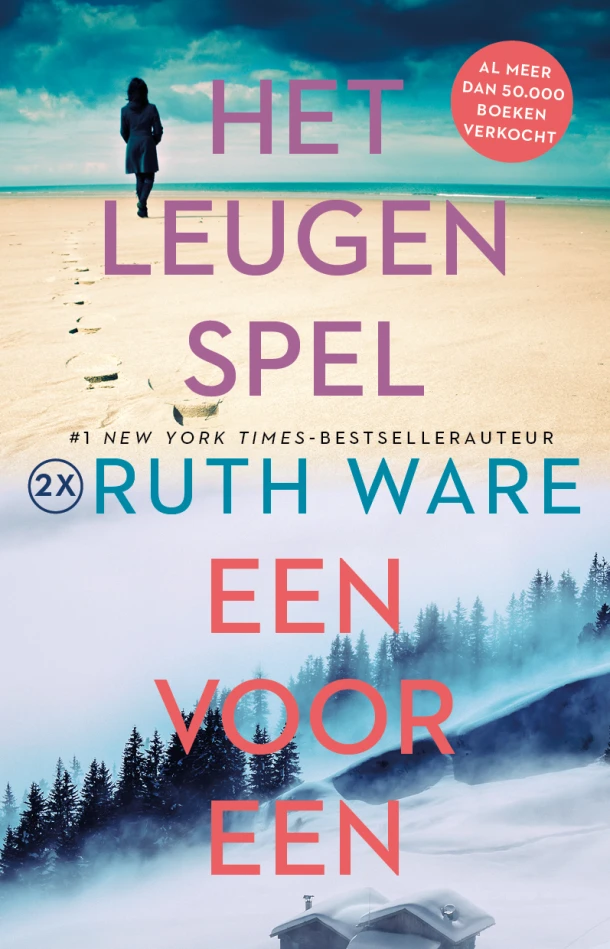 Het leugenspel & Een voor een – Ruth Ware – boek cover