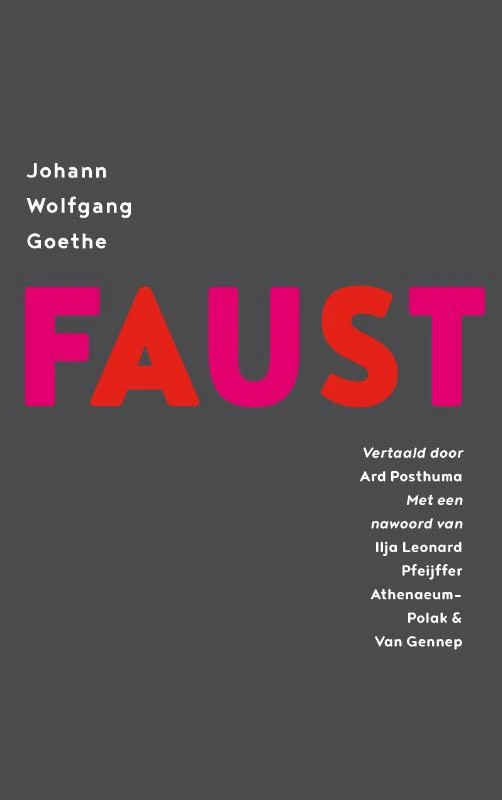 Faust, een tragedie – Johann Wolfgang Goethe – boek cover