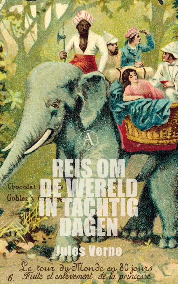 Reis om de wereld in tachtig dagen – Jules Verne – boek cover