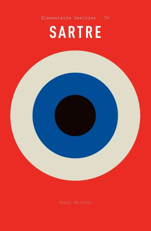 Elementaire Deeltjes 74 - Sartre – Ruud Welten – boek cover