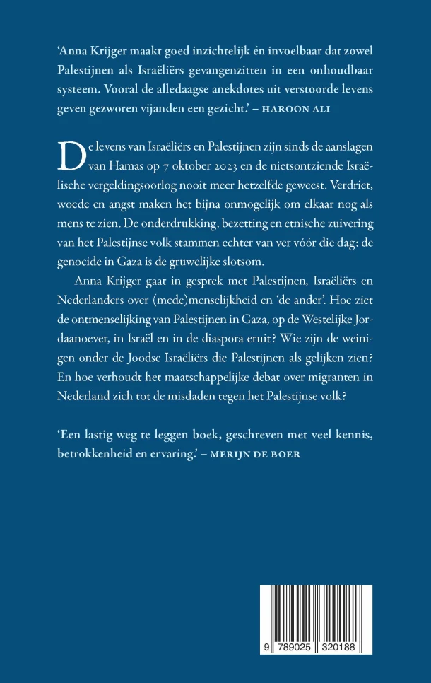 Geen mens meer in Gaza – Anna Krijger – boek cover