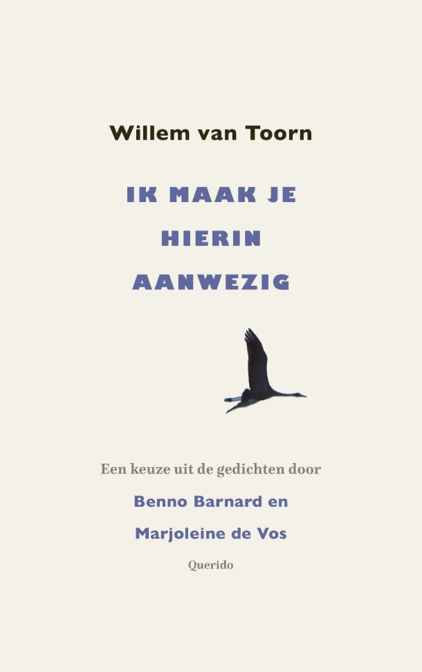 Ik maak je hierin aanwezig – Willem van  Toorn – boek cover