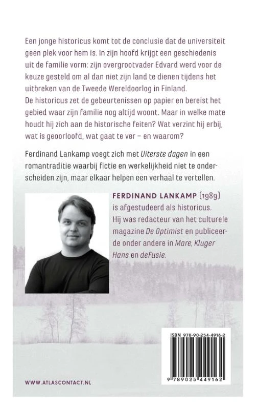 Uiterste dagen – Ferdinand Lankamp – boek cover