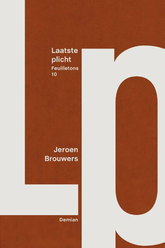 Laatste plicht – Jeroen Brouwers – boek cover