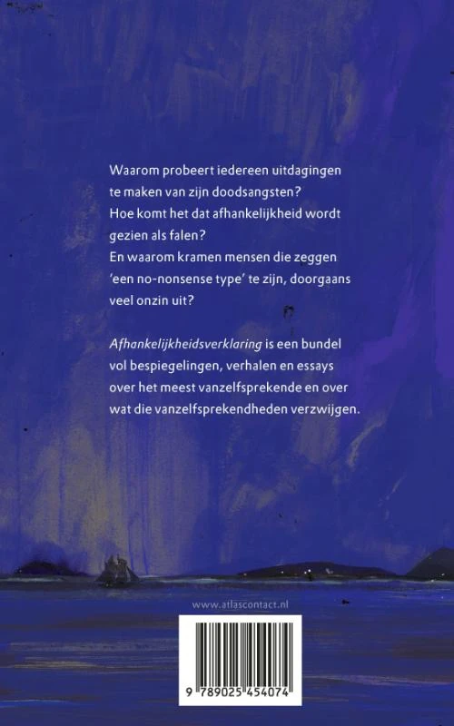 Afhankelijkheidsverklaring – Rebekka de Wit – boek cover