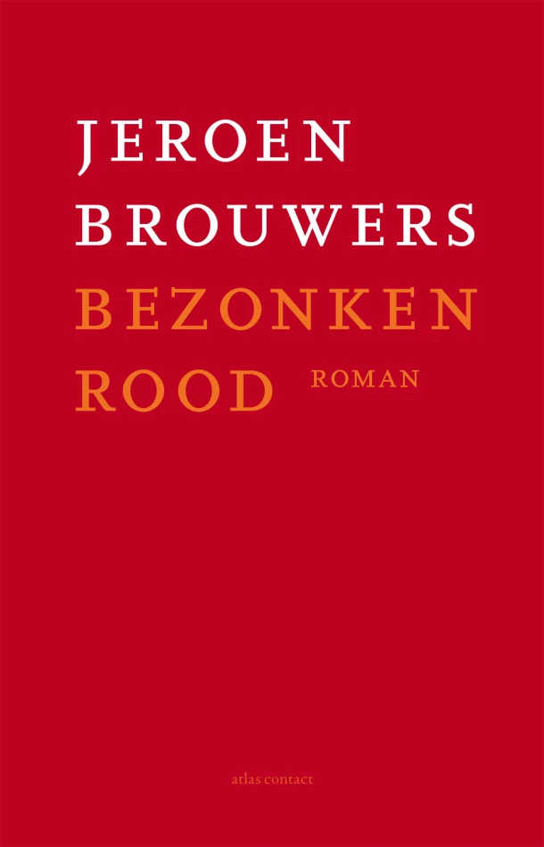 Bezonken rood – Jeroen Brouwers – boek cover
