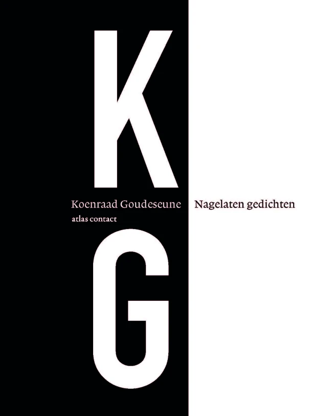 Nagelaten gedichten – Koenraad Goudeseune – boek cover