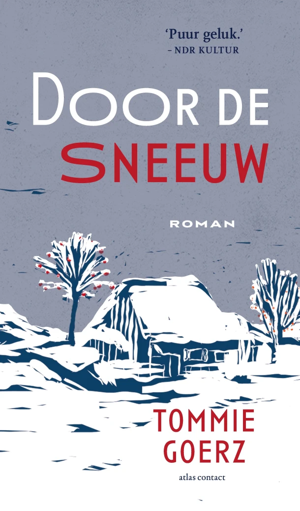 Door de sneeuw – Tommie Goerz – boek cover