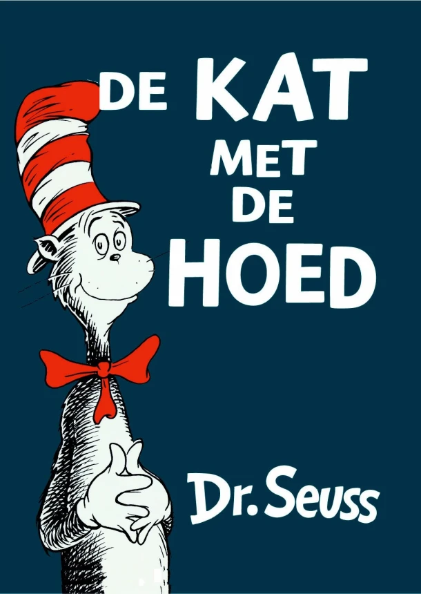 De kat met de hoed – Dr. Seuss – boek cover