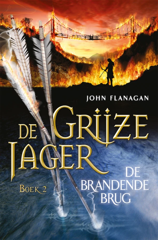 De brandende brug – John Flanagan – boek cover